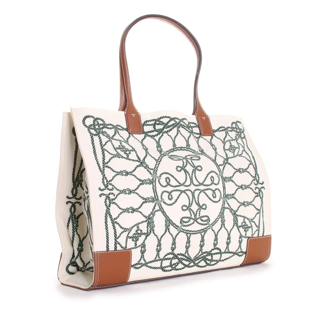 Tory Burch Ella Printed Tote, Ivory, Ivory