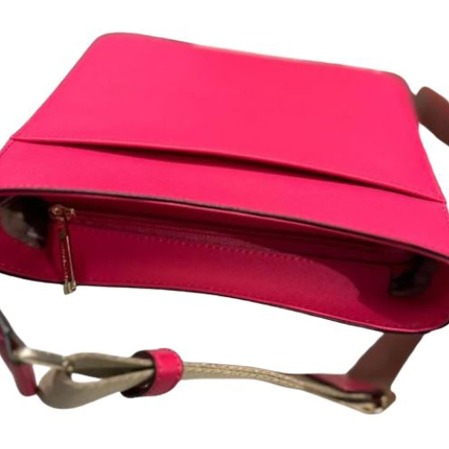 Michael Kors Small Leather Crossbody Bag, Electric Pink