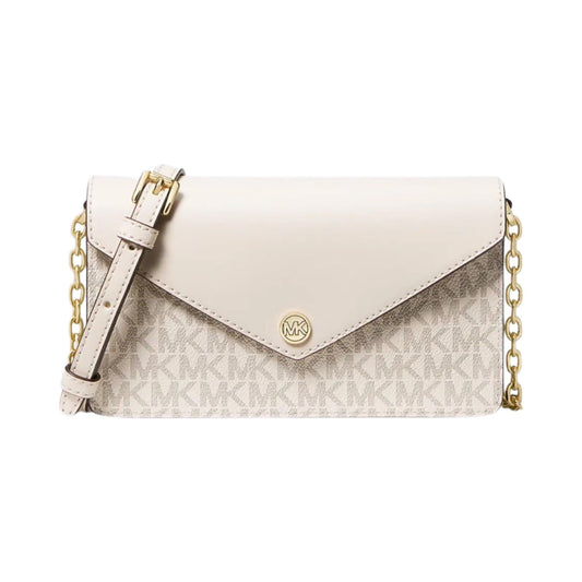 Michael Kors Jet Set Travel Crossbody Bag (Crème multi), Crème Multi, Large