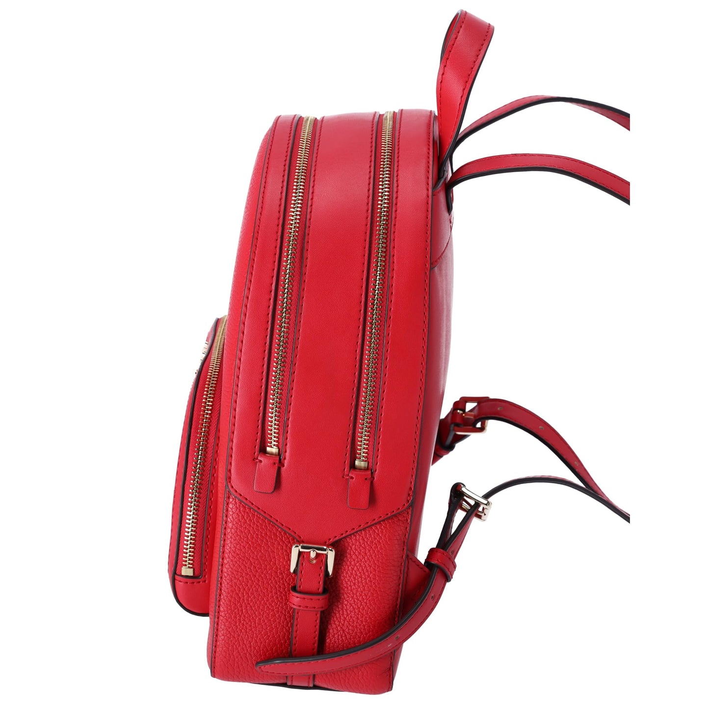 Michael Kors Jaycee Medium Pebbled Leather Backpack (bright Red), Bright Red, M, Backpack