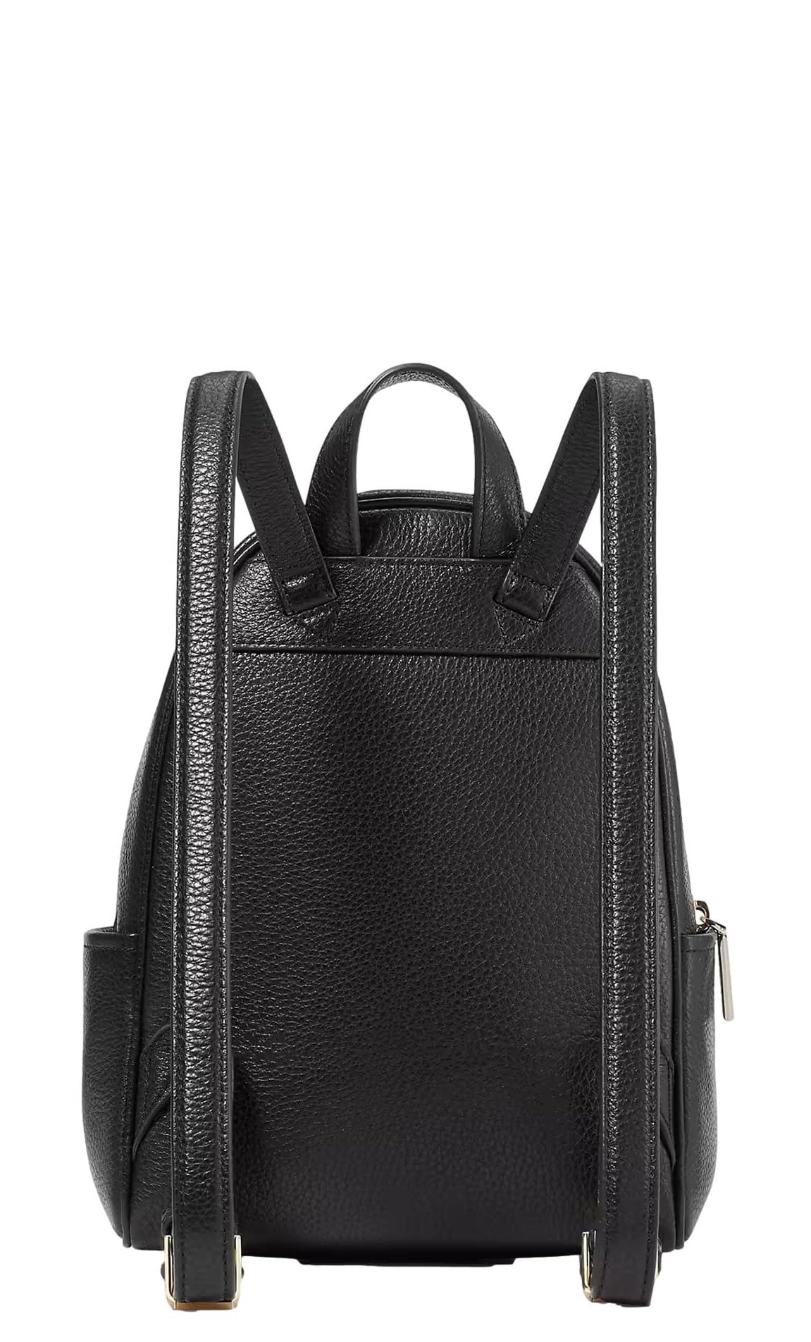 Kate Spade New York Women's Leila Pebbled Leather Mini Dome Backpack Bag, Black, Modern