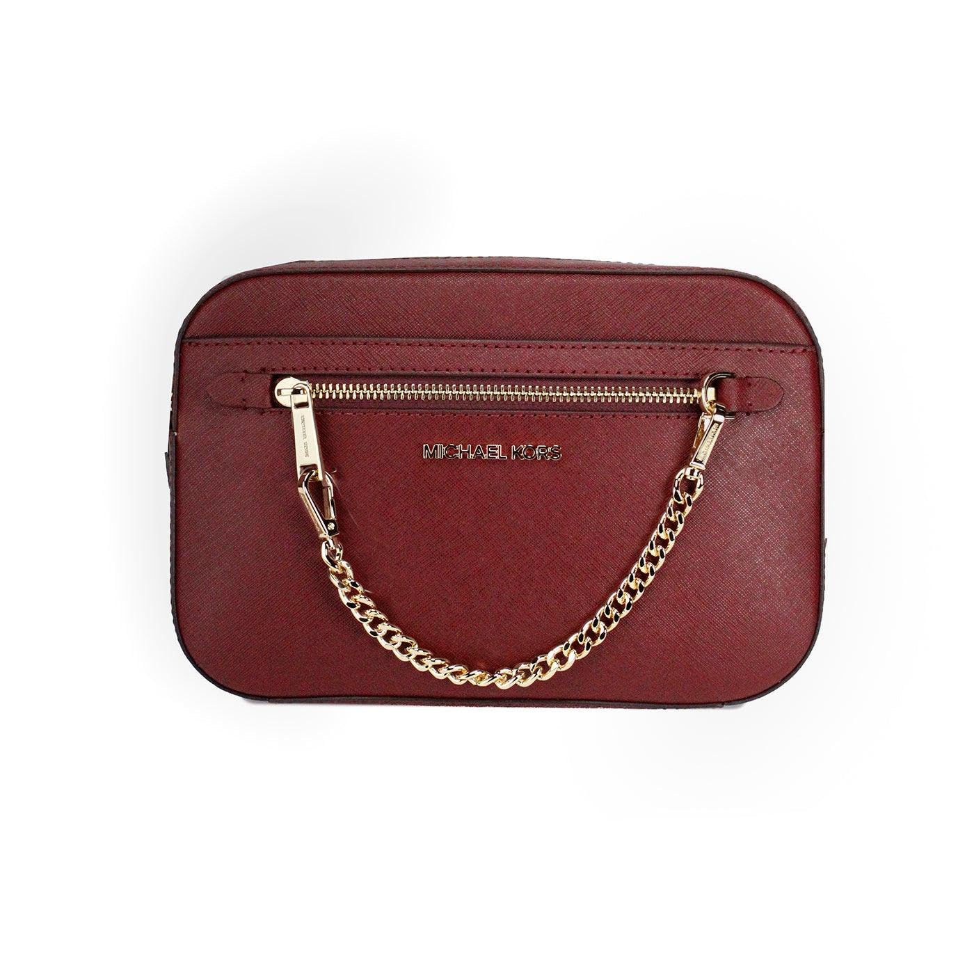 Michael Kors Small Phone Crossbody, Dark Cherry, Large