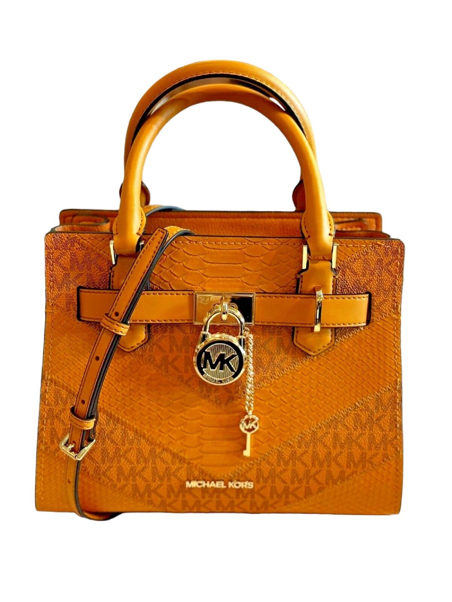 MICHAEL KORS Hamilton Small Satchel, Cider, Small