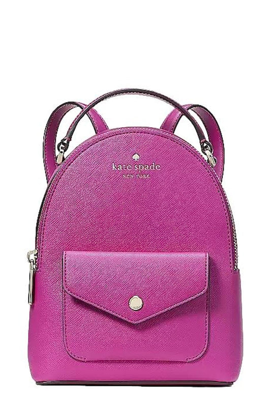 kate spade new york Women's Schuyler Saffiano Leather Mini Backpack, Baja Rose