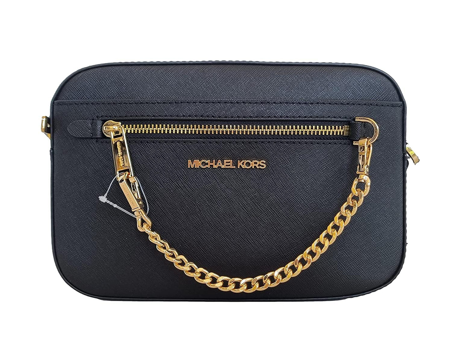 Michael Kors Women's Jet Set Item Large East West Chain Crossbody in Black, Style 35S1GTTC7L.