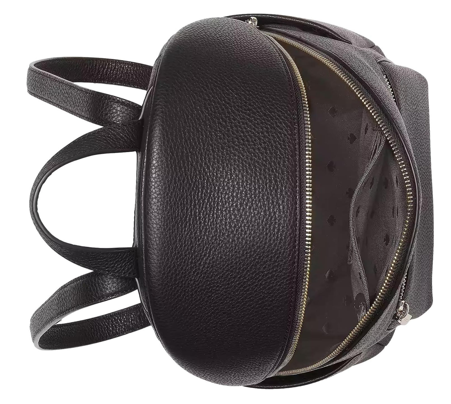 Kate Spade New York Leila Dome Backpack Pebbled Leather Medium, Black