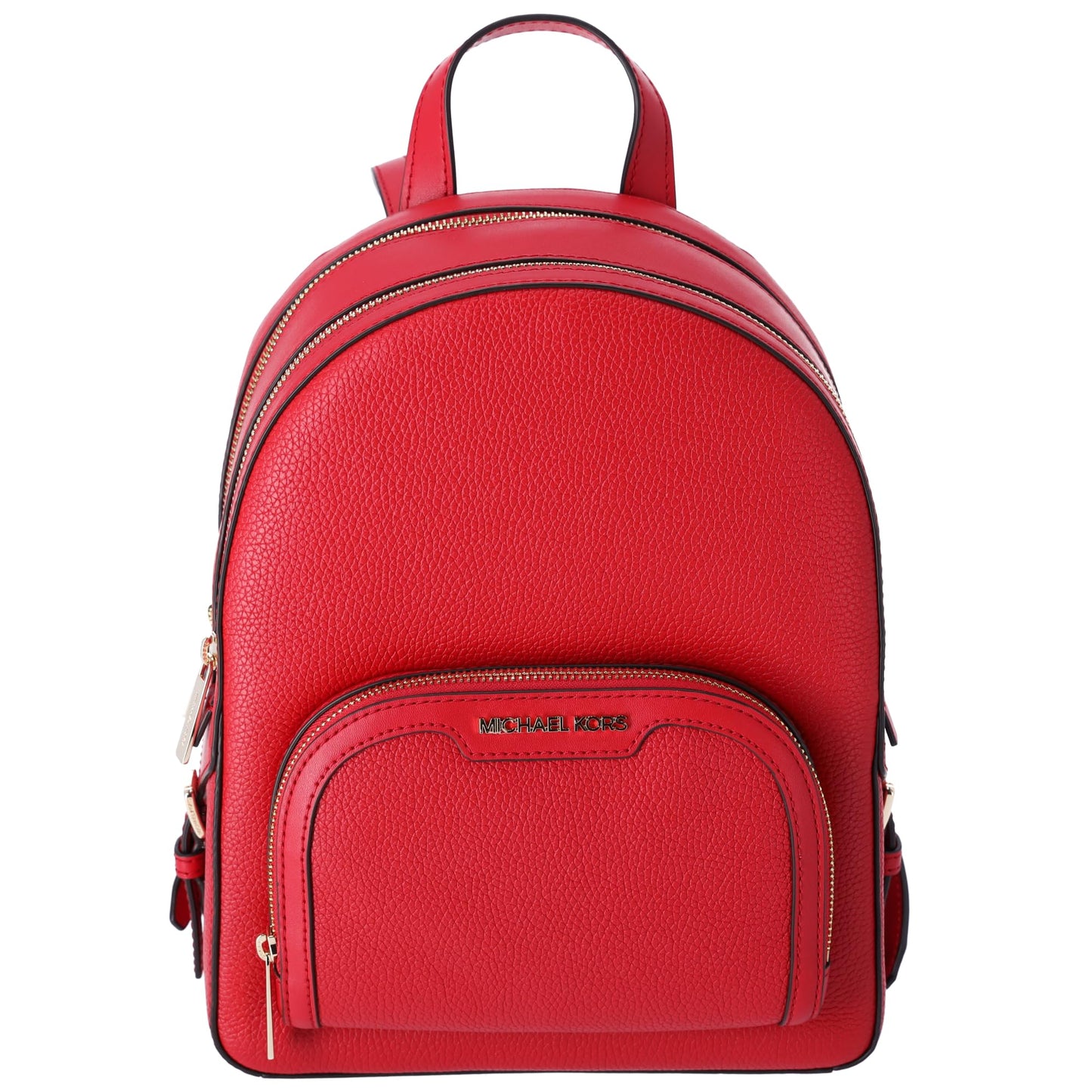 Michael Kors Jaycee Medium Pebbled Leather Backpack (bright Red), Bright Red, M, Backpack