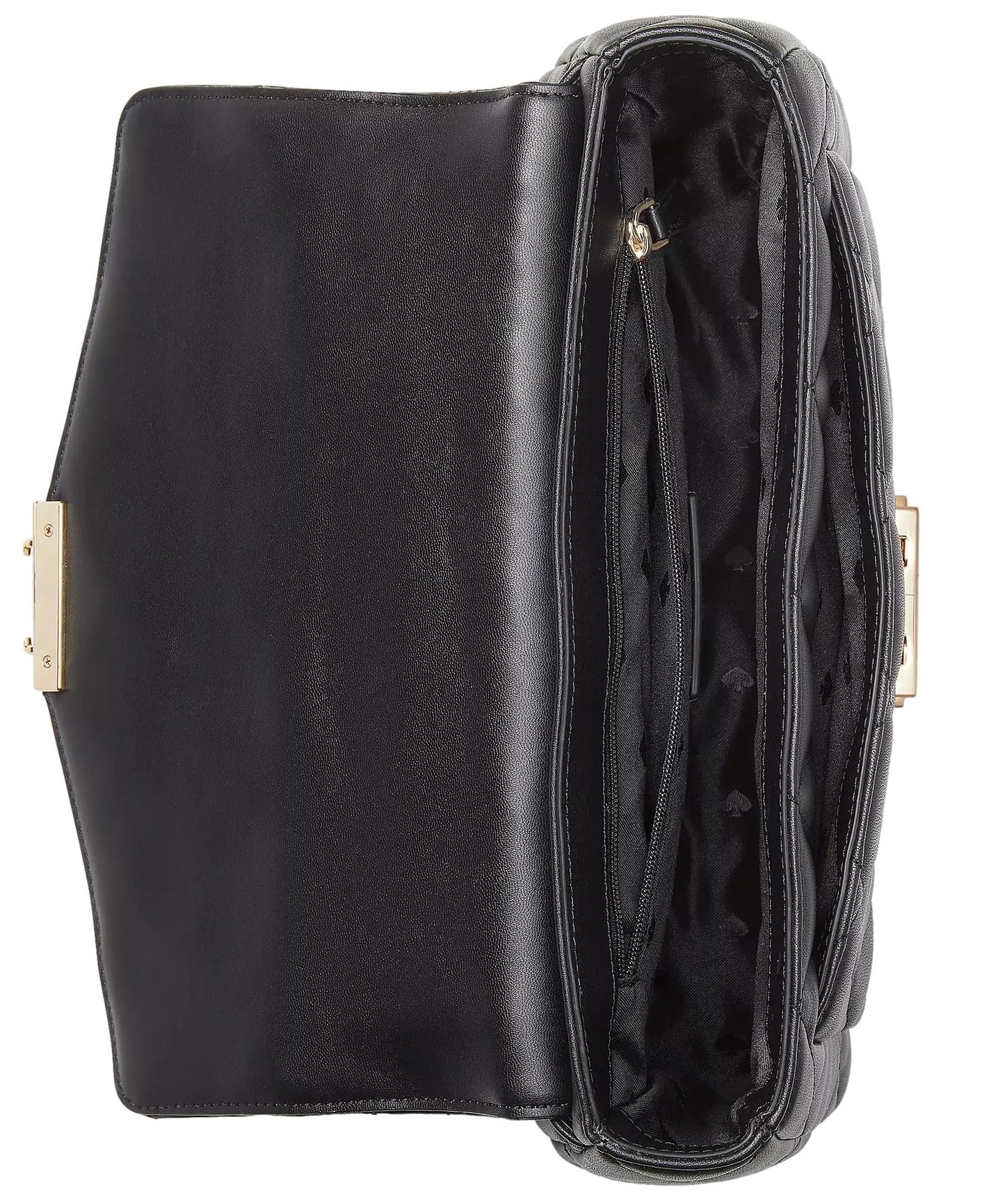 kate spade new york Carey Medium Flap Shoulder Bag, Black